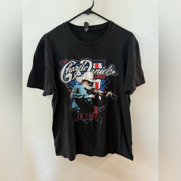 LG Charlie Daniels Band On Tour Band T-Shirt - Picture 1 of 5